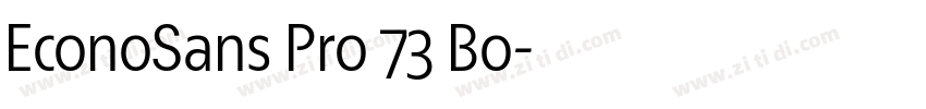 EconoSans Pro 73 Bo字体转换